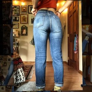 Lucky Brand “Mom” Style, Straight Leg Jeans